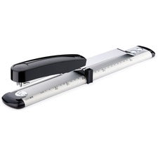 Novus B17 Long Arm Stapler Staples Upto 40 Sheet of 80g/m&#178; Paper - 11.75" Throat Depth - Black - Steel, Plastic - 1 / Carton