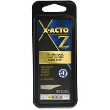 X-Acto Z-Series Knife No.11 Fine Point Blades #11 - Self-sharpening - Gold - 100 / Box