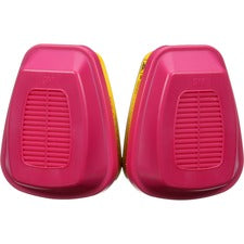 Tekk Protection Multipurpose Respirator Replacement Cartridges Liquid, Gases, Vapor Protection - Pink - 2 / Pack