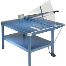 Dahle 585 Large-Format Premium Guillotine Trimmer 30 Sheet Cutting Capacity - 43" Cutting Length - 49" Height x 46" Length - Self-sharpening, Sturdy, Safety Guard, Protective Acrylic Shield, Manual Paper Clamp, Adjustable Alignment Guide, Screened Guide,