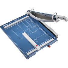 Dahle 565 Premium Guillotine Trimmer 35 Sheet Cutting Capacity - 15" Cutting Length - 8" Height x 14" Width x 18.8" Length - Safety Guard, Self-sharpening, Sturdy, Non-skid Rubber Feet, Automatic Clamp, Non-slip Rubber Feet, Adjustable Alignment Guide, Me