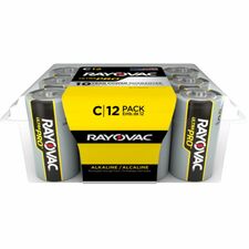 Rayovac Ultra Pro Alkaline C Batteries For Multipurpose - C - 1.5 V DC - 12 / Pack