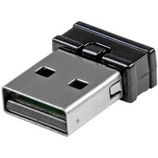 StarTech.com Bluetooth 4.0 Bluetooth Adapter for Desktop Computer, Notebook - TAA Compliant USB - 3 Mbit/s - 2.48 GHz ISM - 32.8 ft Indoor Range - External