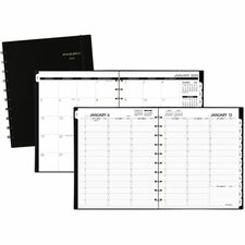 At-A-Glance Move-A-Page Weekly/Monthly Appointment Book Julian Dates - Weekly, Monthly - 12 Month - January 2026 to January 2027 - 7:00 AM to 8:00 PM - Quarter-hourly, 7:00 AM to 5:45 PM - Quarter-hourly - 1 Week, 1 Month Double Page Layout - 8 3/4" x 10
