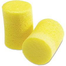 E-A-R Classic Uncorded Earplugs Noise Protection - Yellow - Comfortable, Disposable, Uncorded, Flame Resistant, Moisture Resistant - 2/Pair - 200 / Box