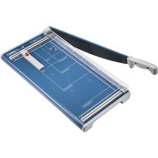 Dahle 534 Professional Guillotine Trimmer 15 Sheet Cutting Capacity - 18" Cutting Length - 3" Height x 11.3" Width x 11.5" Depth x 23" Length - Self-sharpening, Adjustable Alignment Guide, Non-slip Rubber Feet, Safety Guard, Durable, Sturdy, Warp Resistan