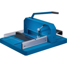 Dahle 848 Professional Stack Cutter 700 Sheet Cutting Capacity - 18.63" Cutting Length - 15.5" Height x 28.8" Width x 33.8" Length - Ground Blade, Durable, Burr-free Cut - Steel, Metal, Aluminum, Plastic - Blue - 1 / Carton