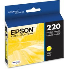 Epson DURABrite Ultra 220 Original Standard Yield Inkjet Ink Cartridge - Yellow - 1 Each 165 Pages