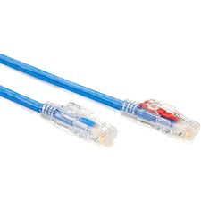 Black Box GigaBase 3 Cat.5e UTP Patch Network Cable 7 ft Category 5e Network Cable for Patch Panel, Wallplate, Network Device - First End: 1 x RJ-45 Network - Male - Second End: 1 x RJ-45 Network - Male - 1 Gbit/s - Patch Cable - Gold Plated Contact - CM