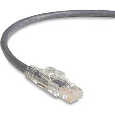 Black Box GigaBase 3 Cat.5e UTP Patch Network Cable 4 ft Category 5e Network Cable for Patch Panel, Wallplate, Network Device - First End: 1 x RJ-45 Network - Male - Second End: 1 x RJ-45 Network - Male - 1 Gbit/s - Patch Cable - Gold Plated Contact - CM