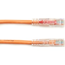 Black Box GigaBase 3 Cat.5e UTP Patch Network Cable 6 ft Category 5e Network Cable for Patch Panel, Wallplate, Network Device - First End: 1 x RJ-45 Network - Male - Second End: 1 x RJ-45 Network - Male - 1 Gbit/s - Patch Cable - Gold Plated Contact - CM