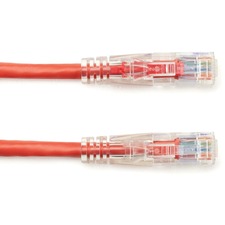 Black Box GigaBase 3 Cat.5e UTP Patch Network Cable 1 ft Category 5e Network Cable for Patch Panel, Wallplate, Network Device - First End: 1 x RJ-45 Network - Male - Second End: 1 x RJ-45 Network - Male - 1 Gbit/s - Patch Cable - Gold Plated Contact - CM
