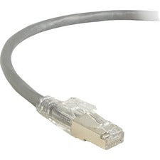 Black Box CAT6A 650-MHz Locking Snagless Patch Cable 15 ft Category 6a Network Cable for Network Device - First End: 1 x RJ-45 Network - Male - Second End: 1 x RJ-45 Network - Male - Patch Cable - Shielding - White - 1 Each