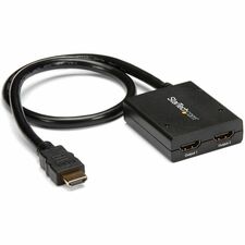 StarTech.com 2-Port HDMI Splitter with USB Power-4K 30 Hz to 30 Hz - 3840 Ã— 2160 - 1 x HDMI In - 2 x HDMI Out