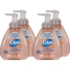 Dial Complete Antibacterial Foaming Hand Wash Original Scent - 15.20 fl oz - Pump Bottle Dispenser - Kill Germs - Hand - Antibacterial - Pink - 4 / Carton
