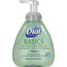 Dial Basics HypoAllergenic Foam Hand Soap Fresh Scent - 15.20 fl oz - Pump Bottle Dispenser - Hand - Green - 4 / Carton