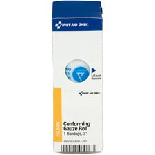 First Aid Only 3" Gauze Roll Bandage 3" Width x 12 ft Length - White - 1 / Box