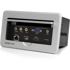 StarTech.com Conference Table Box for AV Connectivity Table Box - 1 Each - TAA Compliant