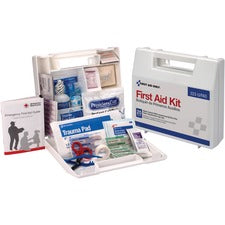 First Aid Only 25 Person Bulk First Aid Kit 107 x Piece(s) For 25 x Individual(s) - 2.5" Height x 8.4" Width x 9" Depth - Plastic Case - 1 Each