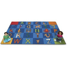 Carpets for Kids&reg; Premium A to Z Animals Area Rug Area Rug - 13.33 ft Length x 100" Width - Rectangle - A to Z Animals!