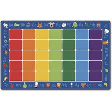 Carpets for Kids&reg; Premium Fun With Phonics Rectangle Rug 13.33 ft Length x 100" Width - Rectangle - Fun With Phonics