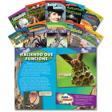 Shell Education TFK 4th-Grade Spanish 10-Book Set 1 Printed Book Book - Grade 4 - Spanish