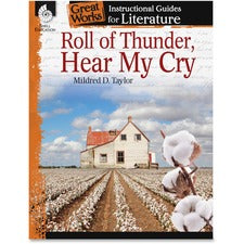 Shell Education Roll of Thunder Hear My Cry Great Works Instructional Guides Printed Book by Mildred D.Taylor 72 Pages - Shell Educational Publishing Publication - Book - Grade 4-8