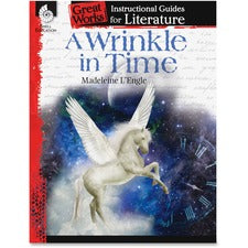 Shell Education Wrinkle In Time Great Works Instructional Guides Printed Book by Madeleine L'Engle 72 Pages - Shell Educational Publishing Publication - Book - Grade 4-8