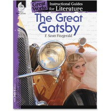 Shell Education The Great Gatsby Literature Guide Printed Book by F.Scott Fitzgerald 72 Pages - Shell Educational Publishing Publication - Book - Grade 9-12