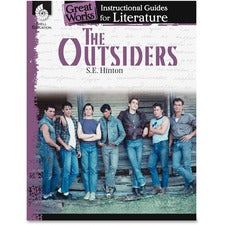 Shell Education The Outsiders An Instructional Guide Printed Book by S.E. Hinton 72 Pages - Shell Educational Publishing Publication - Book - Grade 9-12