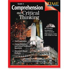 Shell Education Grade 5 Comprehension/Critical Thinking Book Printed/Electronic Book 112 Pages - Shell Educational Publishing Publication - Book, CD-ROM - Grade 5 - English
