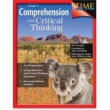 Shell Education Grade 6 Comprehension/Critical Thinking Book Printed/Electronic Book by Acosta, Jamey 112 Pages - Shell Educational Publishing Publication - Book, CD-ROM - Grade 6 - English