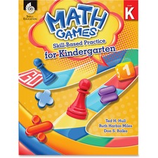 Shell Education Math Games Skill Base Practice Kindergarten Printed Book by Ted H. Hull, Ruth Harbin Miles, Don Balka 136 Pages - Shell Educational Publishing Publication - Book - Grade K - English