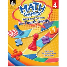 Shell Education Grade 4 Math Games Skills-Based Practice Book by Ted H. Hull, Ruth Harbin Miles, Don S. Balka Printed Book by Ted H. Hull, Ruth Harbin Miles, Don Balka 152 Pages - Shell Educational Publishing Publication - Book - Grade 4