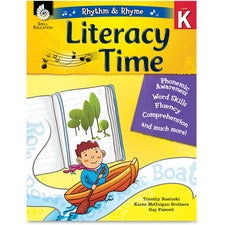Shell Education Literacy Time Rhythm/Rhyme Level K Printed Book by Timothy Rasinski, Karen McGuigan Brothers, Gay Fawcett 144 Pages - Shell Educational Publishing Publication - Book - Grade K