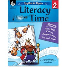 Shell Education Literacy Time Rhythm/Rhyme Level 2 Printed Book by Karen Brothers, David Harrison 144 Pages - Shell Educational Publishing Publication - Book - Grade 2