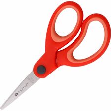 Sparco 5" Kids Pointed End Scissors 5" Overall Length - Pointed Tip - Red - 1 Each