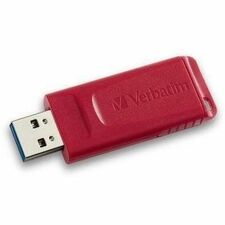 Microban 128GB Store 'n' Go USB Flash Drive - Red 128 GB - USB 2.0 Type A - Red - Lifetime Warranty - 1 Each