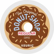 The Original Donut Shop&reg; K-Cup Regular Coffee Compatible with Keurig Brewer - Regular - Medium - 0.4 oz - K-Cup - Smoky - 24/Box - 4 / Carton