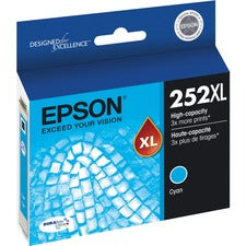 Epson DURABrite Ultra 252XL Original High Yield Inkjet Ink Cartridge - Cyan - 1 Each Inkjet - High Yield - 1 Each