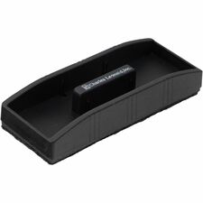 Charles Leonard Magnetic Whiteboard Eraser 2" Width x 5" Length - Used as Mark Remover - Built-in Marker Storage, Magnetic - Black - 1 Each