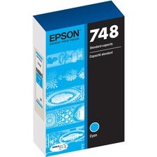 Epson DURABrite Pro 748 Original Standard Yield Inkjet Ink Cartridge - Cyan - 1 Each 1500 Pages