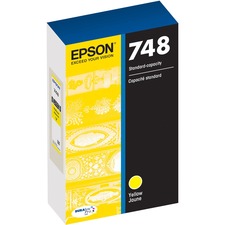 Epson DURABrite Pro 748 Original Standard Yield Inkjet Ink Cartridge - Yellow - 1 Each 1500 Pages