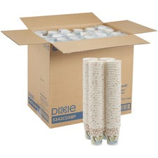 Dixie PerfecTouch 12 oz Insulated Paper Hot Coffee Cups by GP Pro 12 fl oz - Assorted - Paper - Coffee, Hot Drink - 160/Pack - 6 / Carton