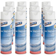 Genuine Joe Sparkling Citrus Air Freshener Spray - 10 oz - Sparkling Citrus - 12 / Carton