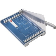 Dahle 560 Professional Guillotine Trimmer 25 Sheet Cutting Capacity - 13" Cutting Length - 3" Height x 11.3" Width x 17.8" Length - Screened Guide, Adjustable Alignment Guide, Ground Blade, Manual Paper Clamp, Non-slip Rubber Feet, Sturdy, Durable, Crack