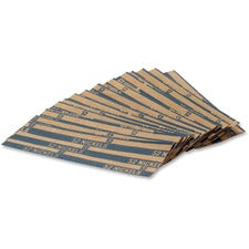 PAP-R Flat Coin Wrappers Total $2.00 in 40 Coins of 5Â¢ Denomination - Heavy Duty - Paper, Kraft - Blue - 1000 / Box
