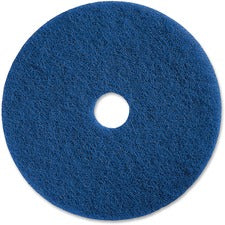 Genuine Joe Medium-duty Scrubbing Floor Pad 20" Diameter x 1" Thickness - Scrubbing, Floor - 175 rpm to 350 rpm Speed Supported - Medium Duty, Rotate, Abrasive, Scuff Mark Remover, Heel Mark Remover, Dirt Remover, Resilient, Flexible, Durable, Long Lastin