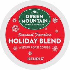 Green Mountain Coffee Roasters&reg; K-Cup Holiday Blend Coffee Regular - Medium - 24 K-Cup - K-Cup - 24 / Box