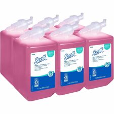 Scott Gentle Lotion Skin Cleanser Lotion - 1.06 quart - Push Pump - For Normal Skin - pH Balanced Push Pump - 6 / Carton
